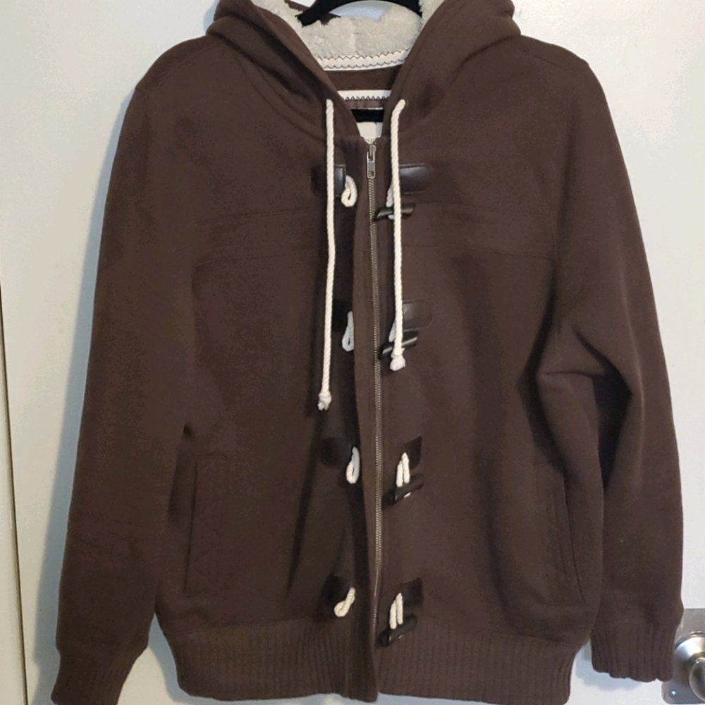 Old Navy brown zip up